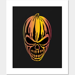 Evil Pumpkin Posters and Art